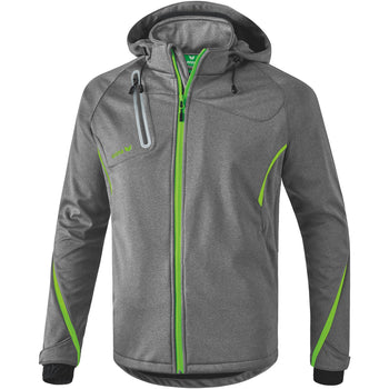 ERIMA Softshelljacke Function (grau melange/green gecko)