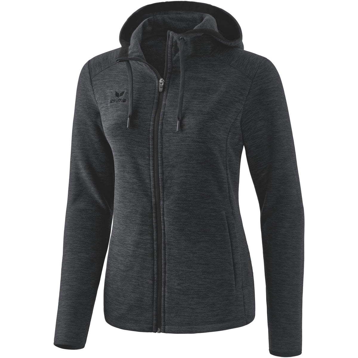 ERIMA Fleecejacke Damen (schwarz melange)