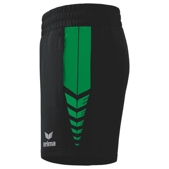 ERIMA Six Wings Worker Shorts Damen (schwarz/smaragd)