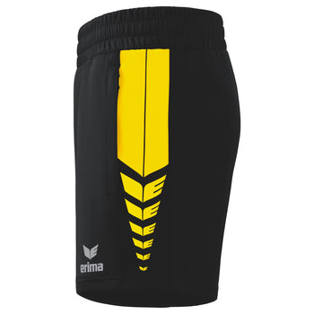 ERIMA Six Wings Worker Shorts Damen (schwarz/gelb)