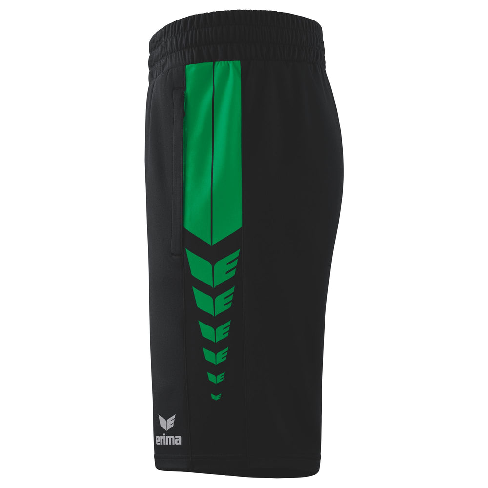 ERIMA Six Wings Worker Shorts (schwarz/smaragd)