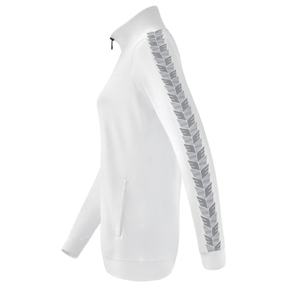 ERIMA Essential Team Tracktop Jacke Damen (weiß/monument grey)