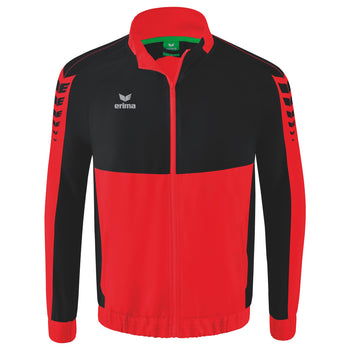 ERIMA Six Wings Präsentationsjacke (rot/schwarz)