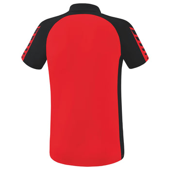 ERIMA Six Wings Poloshirt (rot/schwarz)