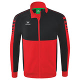 ERIMA Six Wings Worker Jacke (rot/schwarz)