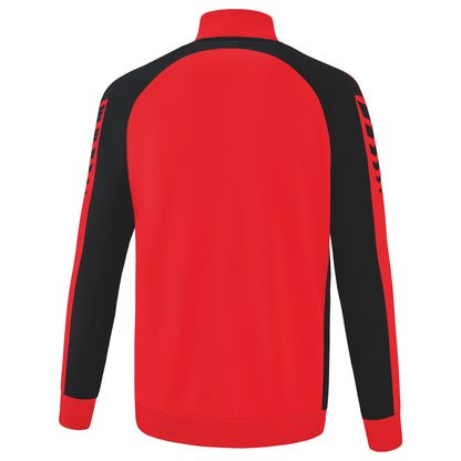 ERIMA Six Wings Worker Jacke (rot/schwarz)