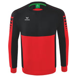 ERIMA Six Wings Sweatshirt (rot/schwarz)