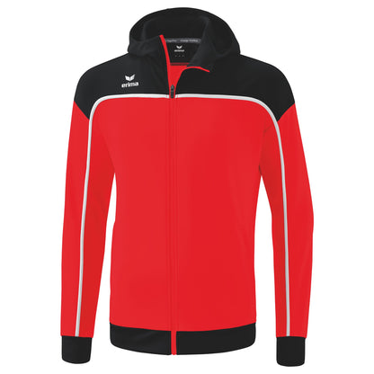 ERIMA CHANGE by erima Trainingsjacke mit Kapuze (rot/schwarz/weiß)