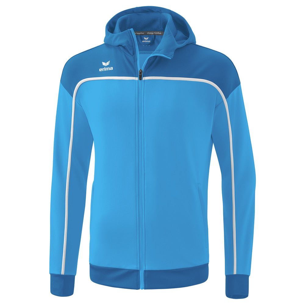 ERIMA CHANGE by erima Trainingsjacke mit Kapuze (curacao/mykonos/weiß)