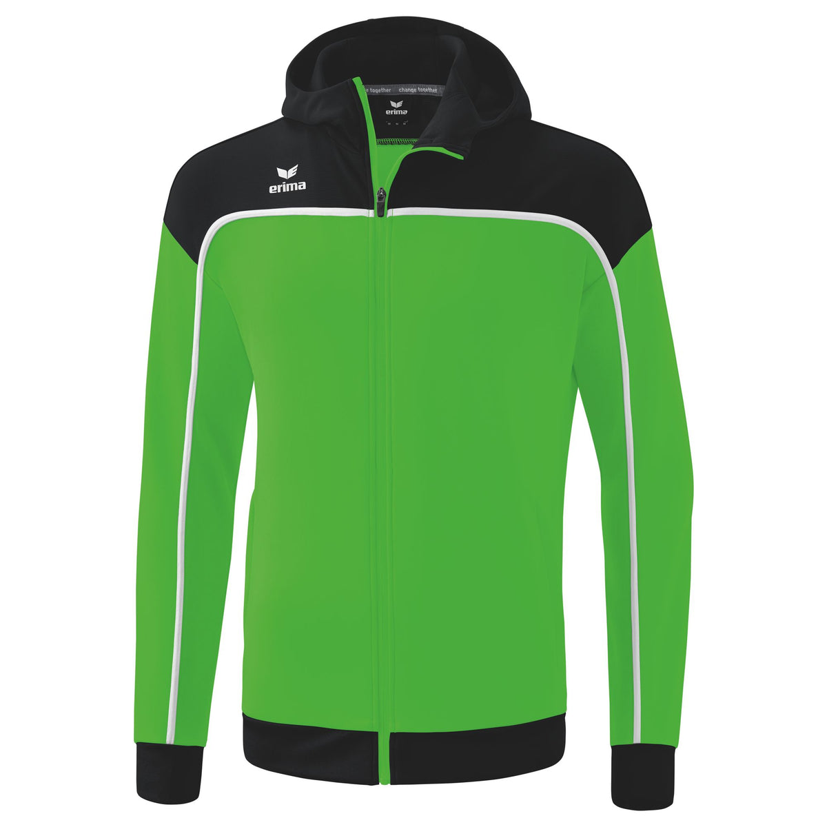 ERIMA CHANGE by erima Trainingsjacke mit Kapuze (green/schwarz/weiß)