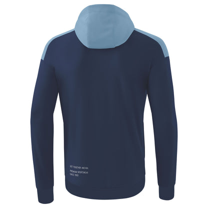 ERIMA CHANGE by erima Trainingsjacke mit Kapuze (new navy/faded denim/weiß)