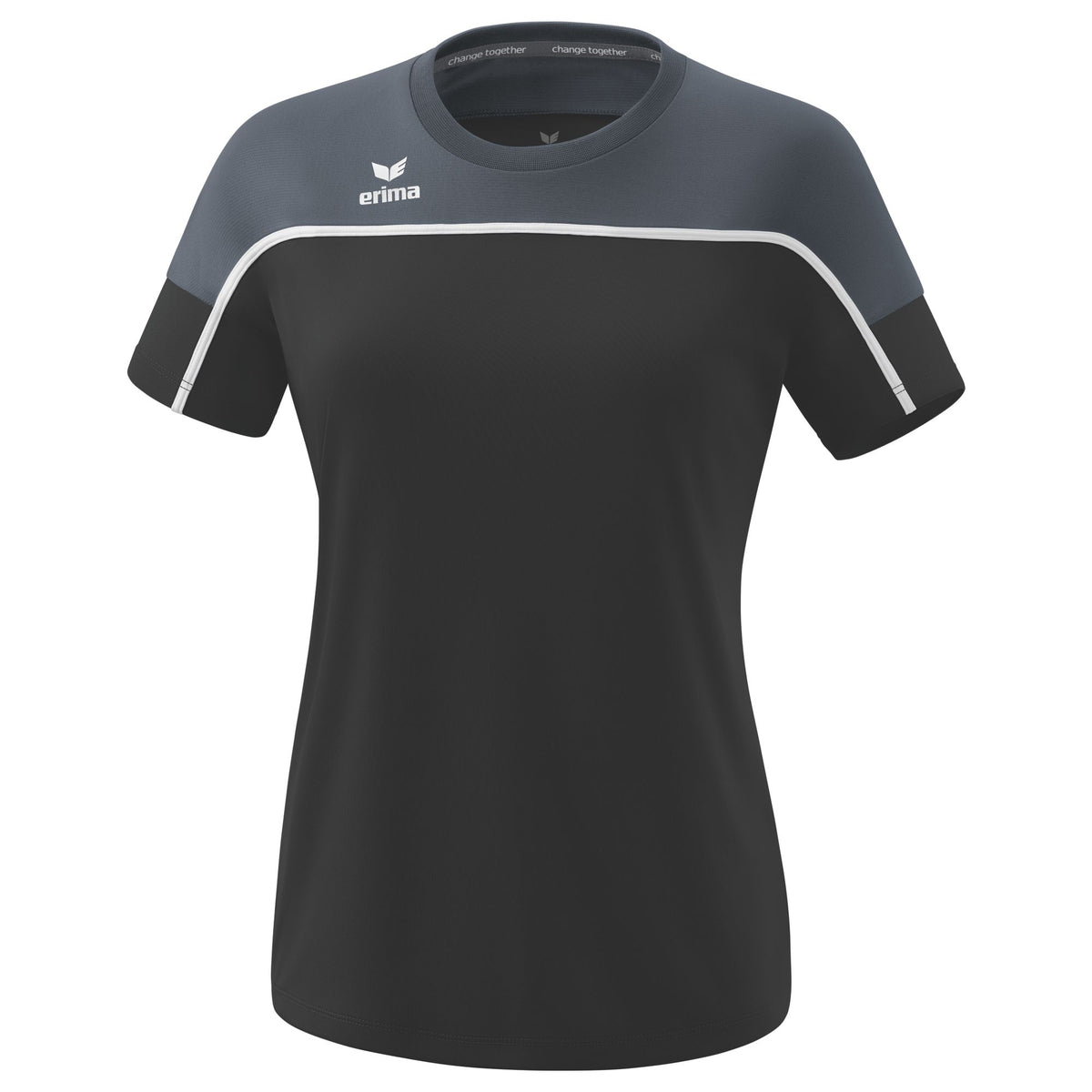 ERIMA CHANGE by erima T-Shirt Damen (black grey/slate grey/weiß)