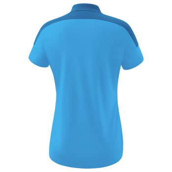ERIMA CHANGE by erima Poloshirt Damen (curacao/mykonos/weiß)