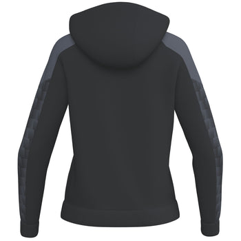 ERIMA EVO STAR Trainingsjacke mit Kapuze Damen (schwarz/slate grey)