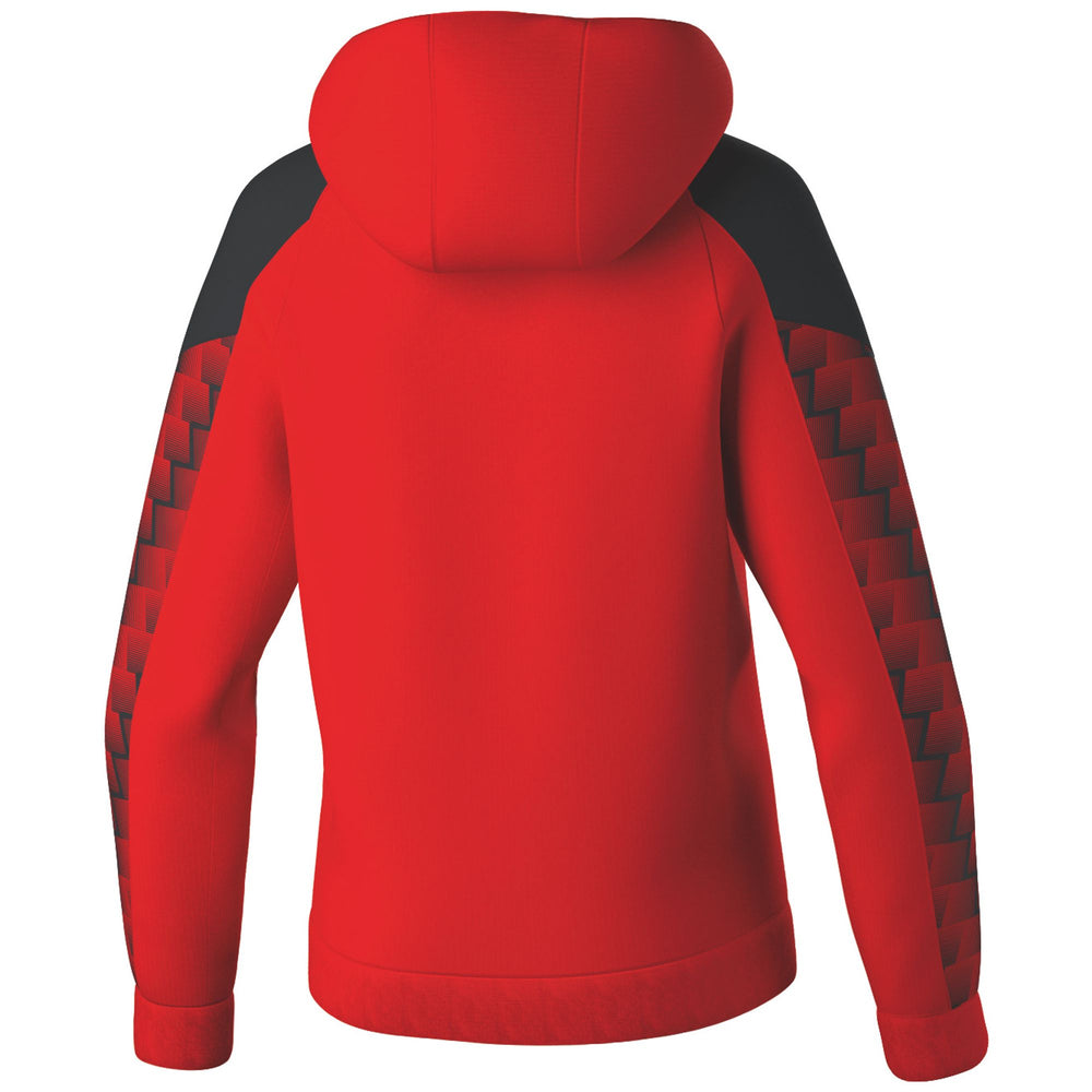 ERIMA EVO STAR Kapuzensweat Damen (rot/schwarz)