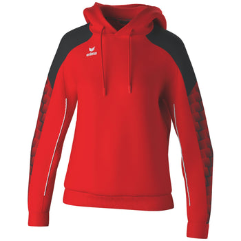 ERIMA EVO STAR Kapuzensweat Damen (rot/schwarz)