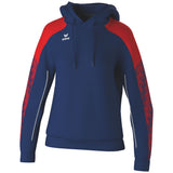 ERIMA EVO STAR Kapuzensweat Damen (new navy/rot)