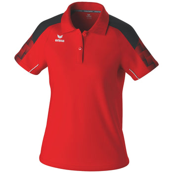 ERIMA EVO STAR Poloshirt Damen (rot/schwarz)