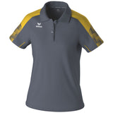 ERIMA EVO STAR Poloshirt Damen (slate grey/gelb)