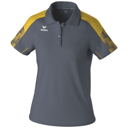 ERIMA EVO STAR Poloshirt Damen (slate grey/gelb)