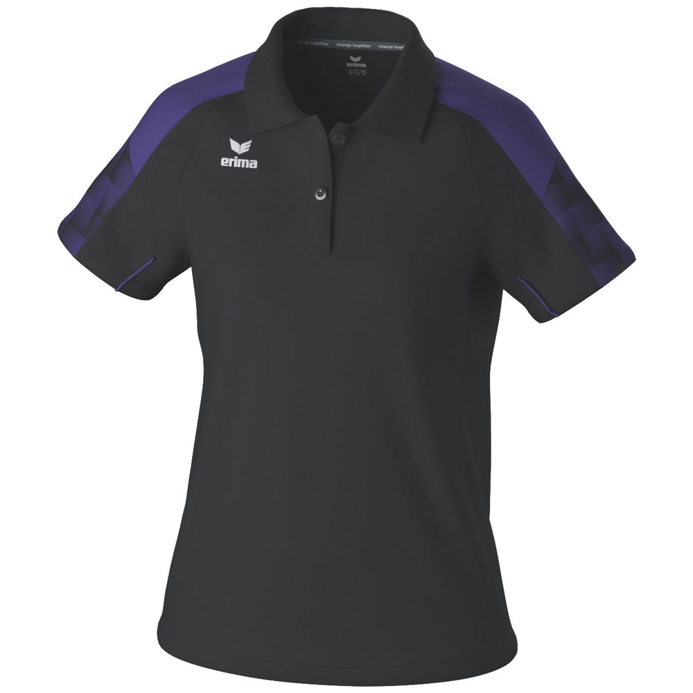ERIMA EVO STAR Poloshirt Damen (schwarz/ultra violet)