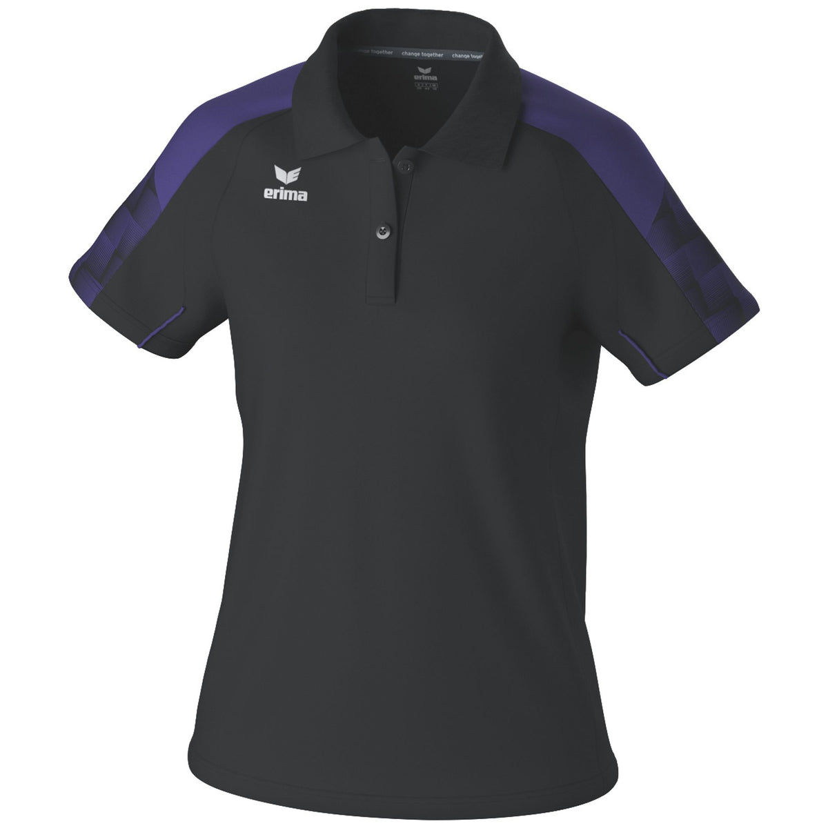 ERIMA EVO STAR Poloshirt Damen (schwarz/ultra violet)