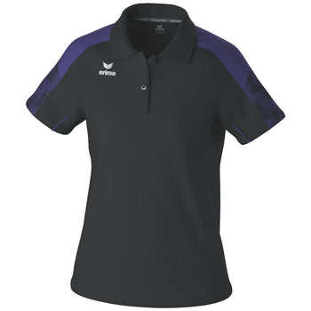 ERIMA EVO STAR Poloshirt Damen (schwarz/ultra violet)
