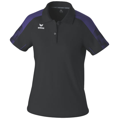 ERIMA EVO STAR Poloshirt Damen (schwarz/ultra violet)