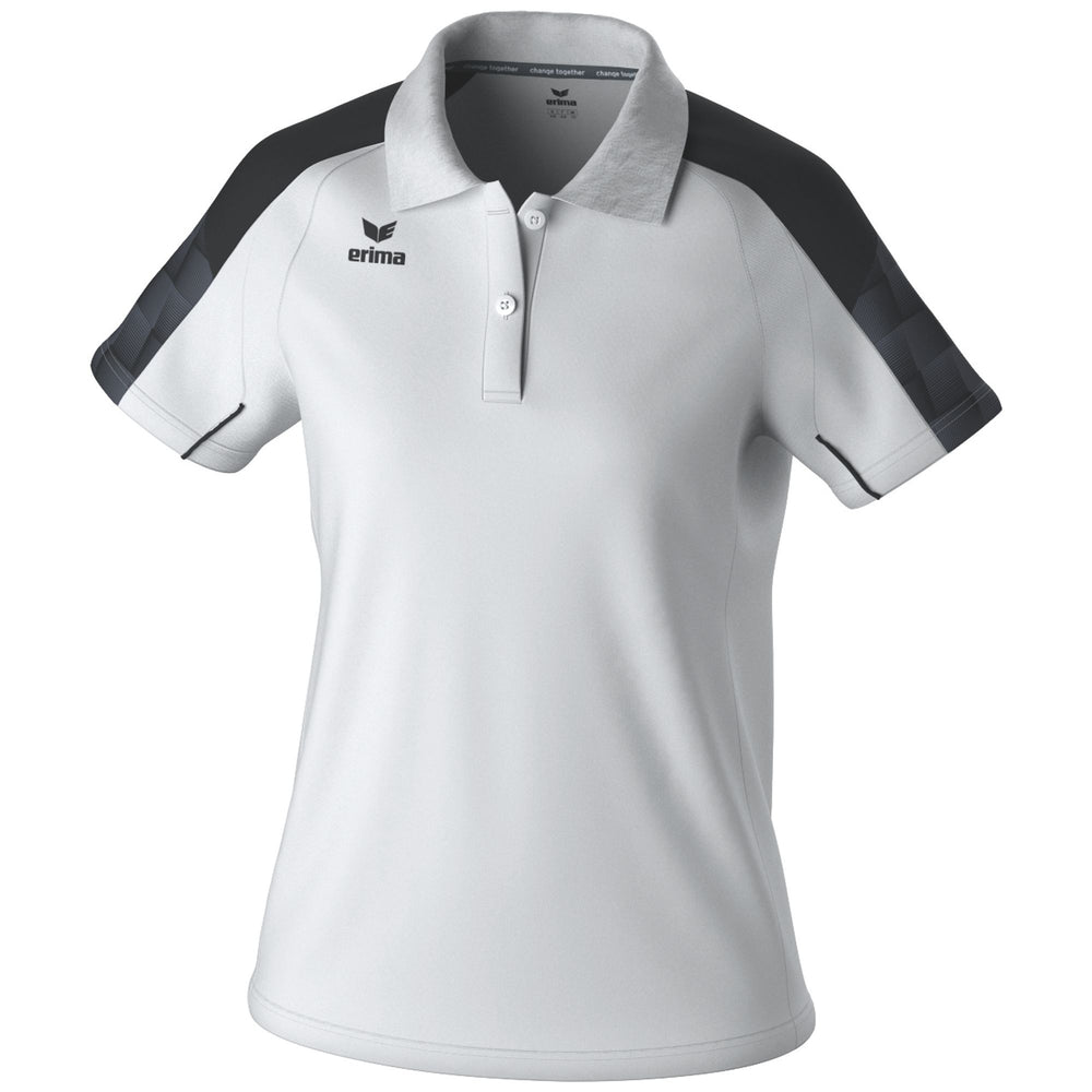 ERIMA EVO STAR Poloshirt Damen (weiß/schwarz)