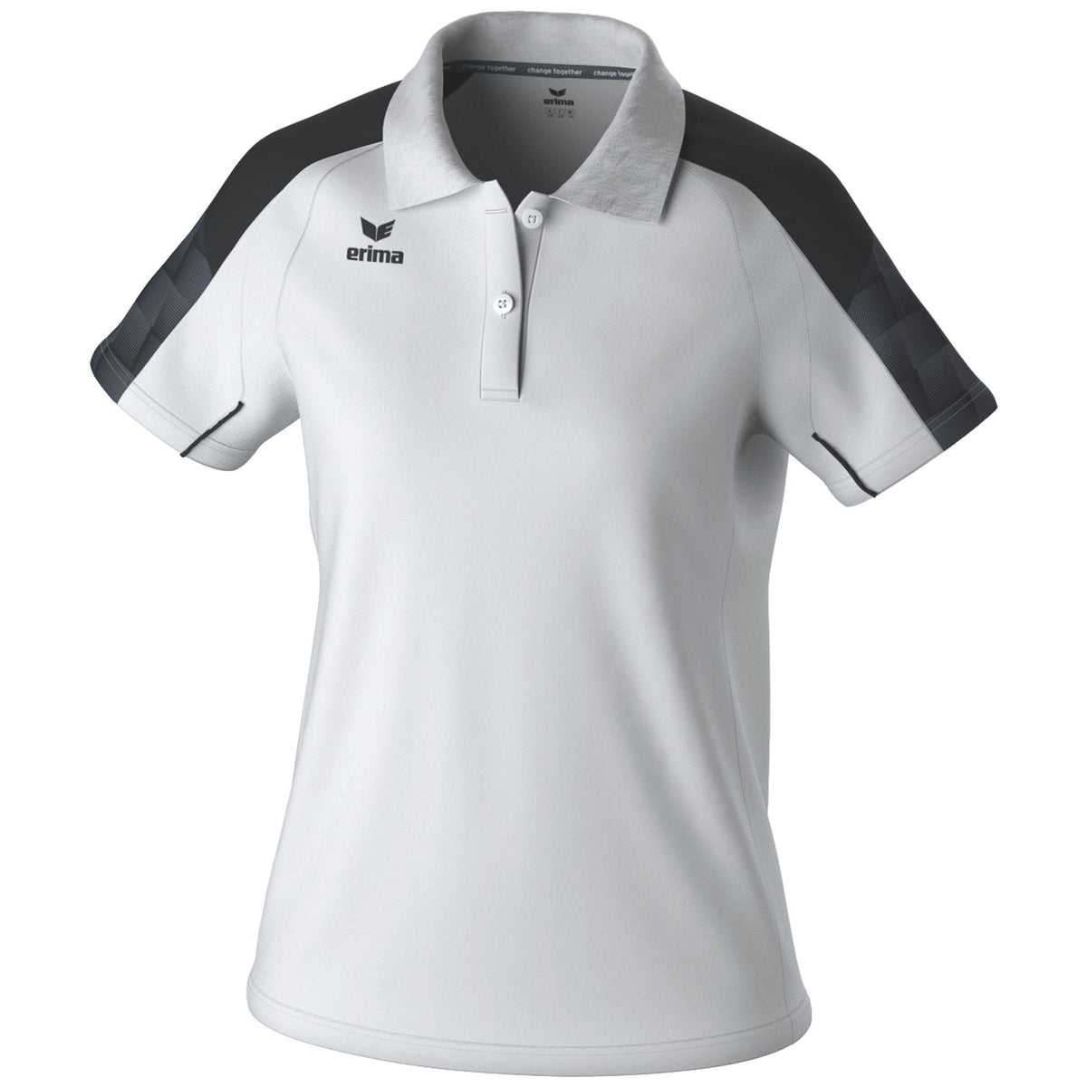 ERIMA EVO STAR Poloshirt Damen (weiß/schwarz)