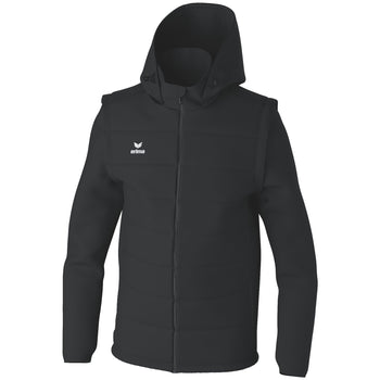 ERIMA TEAM Jacke mit abnehmbaren Ärmeln (schwarz)