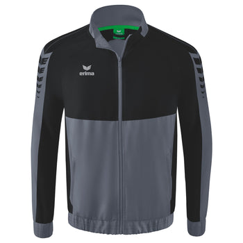 ERIMA Six Wings Präsentationsjacke (slate grey/schwarz)