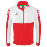 ERIMA Six Wings Präsentationsjacke (rot/weiß)