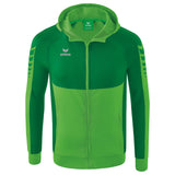 ERIMA Six Wings Trainingsjacke mit Kapuze (green/smaragd)