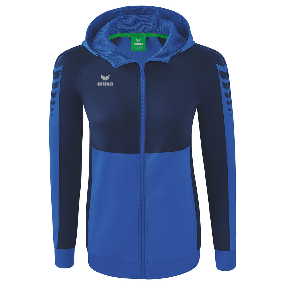 ERIMA Six Wings Trainingsjacke mit Kapuze Damen (new royal/new navy)
