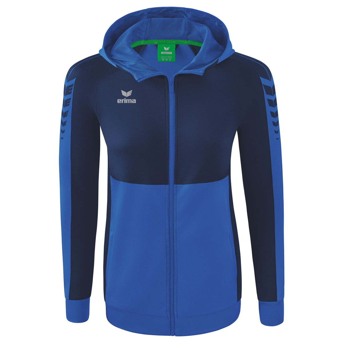 ERIMA Six Wings Trainingsjacke mit Kapuze Damen (new royal/new navy)