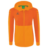 ERIMA Six Wings Trainingsjacke mit Kapuze Damen (new orange/orange)