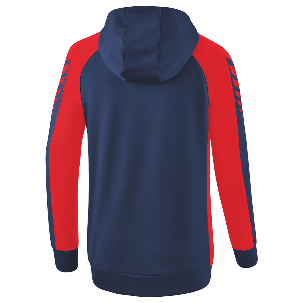 ERIMA Six Wings Trainingsjacke mit Kapuze Damen (new navy/rot)