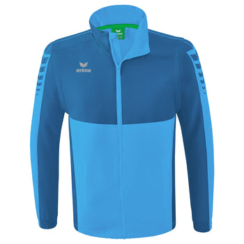 ERIMA Six Wings Jacke mit abnehmbaren Ärmeln (curacao/mykonos)