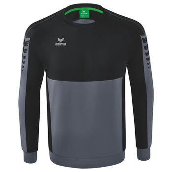 ERIMA Six Wings Sweatshirt (slate grey/schwarz)