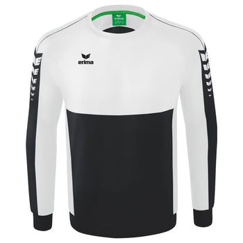ERIMA Six Wings Sweatshirt Kind (schwarz/weiß)