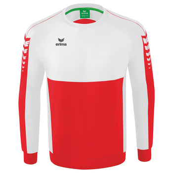 ERIMA Six Wings Sweatshirt (rot/weiß)