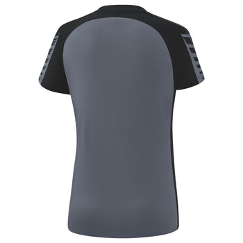 ERIMA Six Wings T-Shirt Damen (slate grey/schwarz)