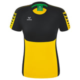 ERIMA Six Wings T-Shirt Damen (gelb/schwarz)