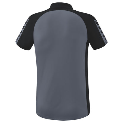 ERIMA Six Wings Poloshirt (slate grey/schwarz)