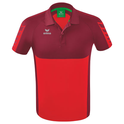 ERIMA Six Wings Poloshirt (rot/bordeaux)