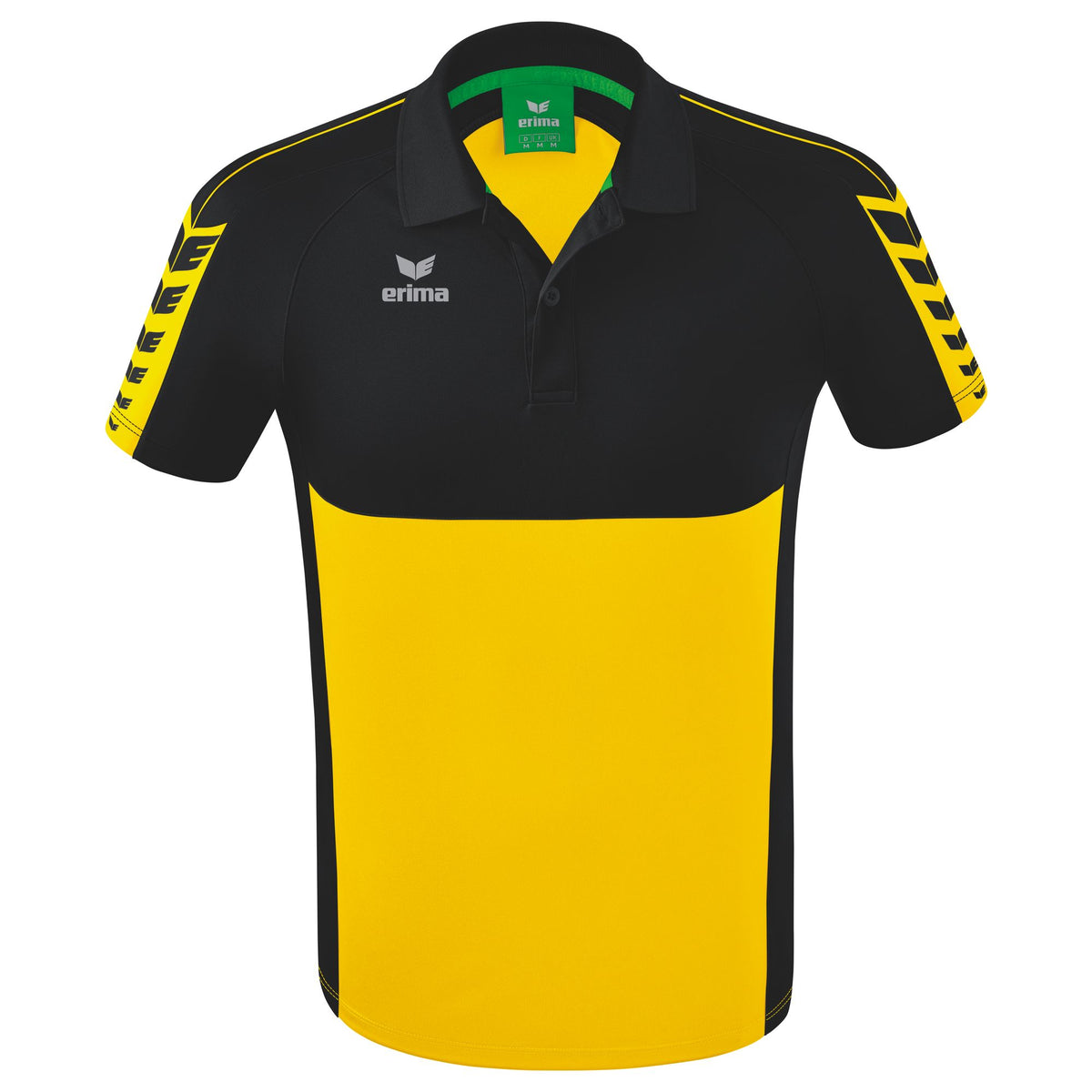 ERIMA Six Wings Poloshirt (gelb/schwarz)