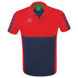 ERIMA Six Wings Poloshirt (new navy/rot)