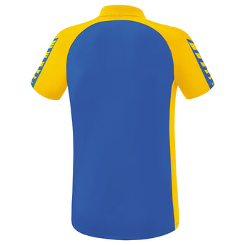 ERIMA Six Wings Poloshirt (new royal/gelb)