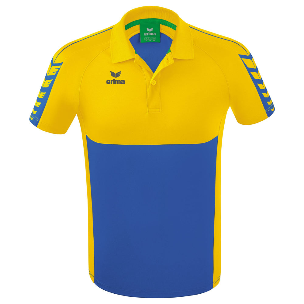 ERIMA Six Wings Poloshirt (new royal/gelb)